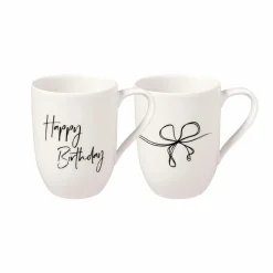 Villeroy & Boch 2er Kaffeebecher 280ml weiß^ Tassen