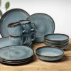 Villeroy & Boch Frühstücksgeschirr 12tlg. grau^ Geschirrsets