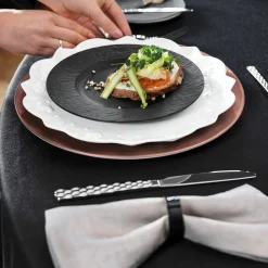 Dessertteller>Villeroy & Boch Frühstücksteller 22cm schwarz