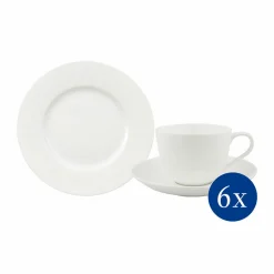 Geschirrsets>Villeroy & Boch Kaffeegeschirr 18tlg. weiß
