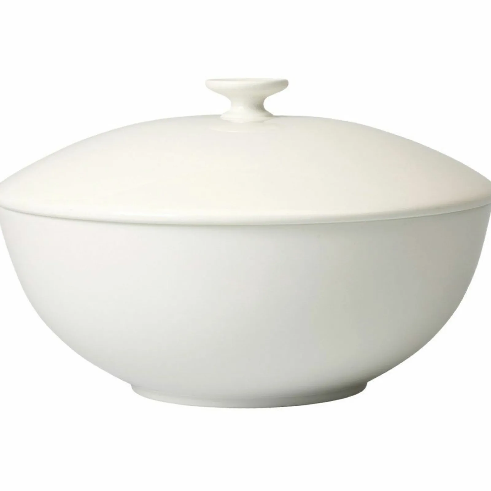 Serviergeschirr>Villeroy & Boch Schüssel m. Deckel 21,3cm weiß
