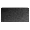 Serviergeschirr>Villeroy & Boch Servierplatte 34,9x17,9cm schwarz
