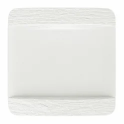 Speiseteller>Villeroy & Boch Speiseteller eckig 27,9x27,9cm weiß