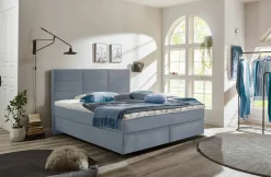 Boxspringbetten|Betten>vito Boxspringbett blau