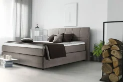 Boxspringbetten|Betten>vito Boxspringbett grau