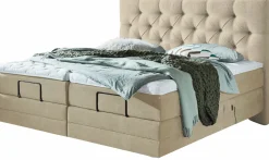 vito Boxspringbett m. Motor beige^ Boxspringbetten|Betten