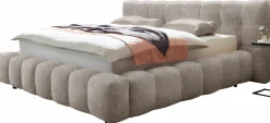 Polsterbetten|Betten>vito Designbett beige