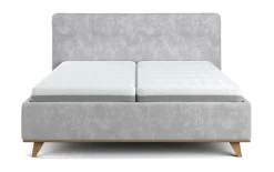 Polsterbetten|Betten>vito Designbett grau