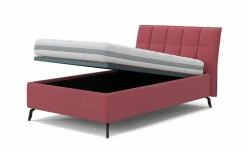 Polsterbetten|Betten>vito Designbett rot