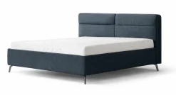 Polsterbetten|Betten>vito Designbett schwarzblau