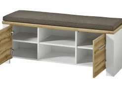 Schuhschränke>vito Garderobenbank weißbraun