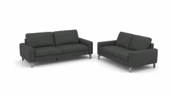 Sofas & Couches>vito Polstergarnitur schwarz