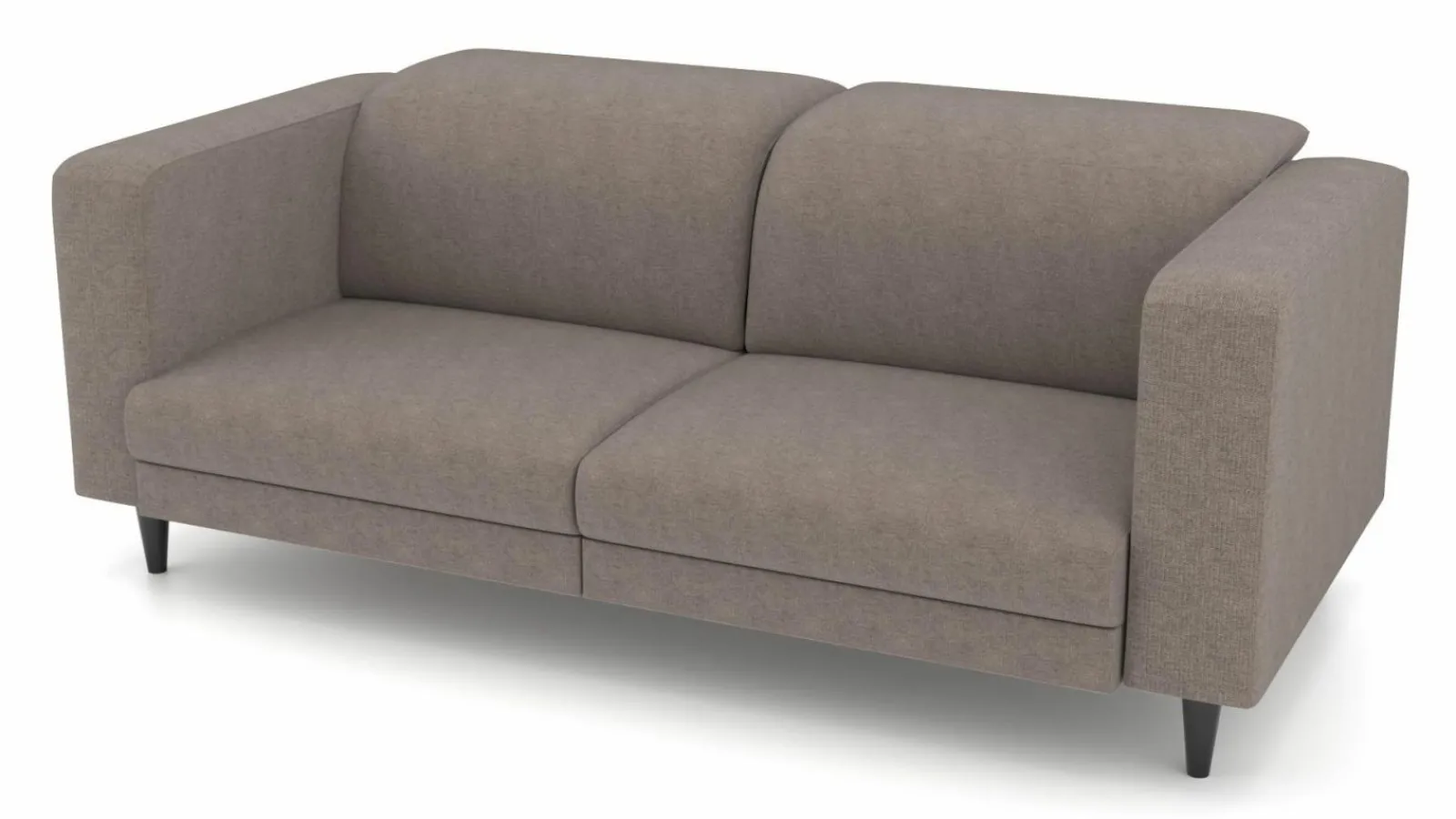 vito Sofa 3-sitzig braun^ Sofas & Couches