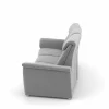 vito Trapezsofa silberfarben^ Sofas & Couches