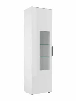 Wohnwände> Vitrine 1 weiß