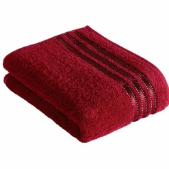 VOSSEN Duschtuch Cult de Luxe rot^ Duschtücher