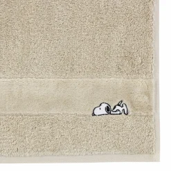 Bademäntel|Duschtücher>VOSSEN Duschtuch Sleepy Snoopy beige