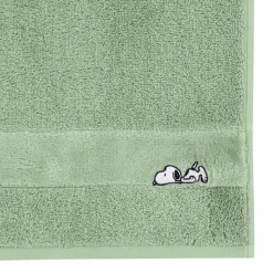 VOSSEN Duschtuch Sleepy Snoopy grün^ Duschtücher|Bademäntel