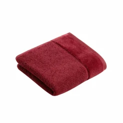 VOSSEN Gästetuch Pure rot^ Gästetücher