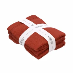 Handtuchsets|Badaccessoires>VOSSEN Gästetuchset-Set raw sugar braun