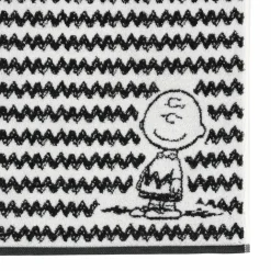 VOSSEN Handtuch Charlie Brown schwarz^ Handtücher