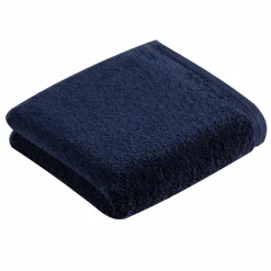 VOSSEN Handtuch Vegan Life blau^ Handtücher