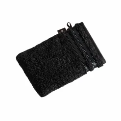 Waschhandschuhe>VOSSEN Waschhandschuh Cult de Luxe schwarz