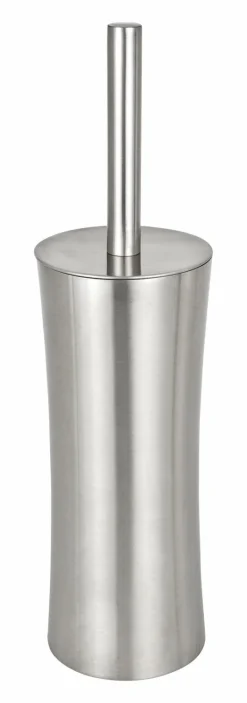 Badzubehör|Badaccessoires>Wenko WC-Garnitur silberfarben