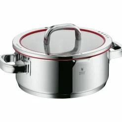 Töpfe>WMF Bratentopf m. Deckel 24cm silberfarben