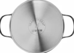 WMF Bratentopf mit Deckel 20cm silberfarben^ Töpfe