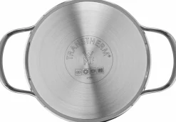 WMF Bratentopf mit Deckel 16cm silberfarben^ Töpfe
