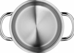 WMF Fleischtopf m. Deckel 12cm silberfarben^ Töpfe