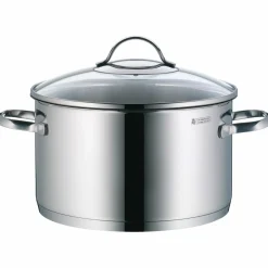 Töpfe>WMF Fleischtopf mit Deckel 24cm silberfarben