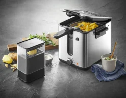 WMF Fritteuse silberfarben^ Sonstige Küchengeräte
