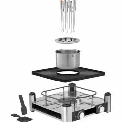 WMF Gourmet Station 3-in-1 schwarzsilberfarben^ Sonstige Küchengeräte
