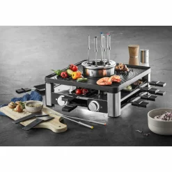 WMF Gourmet Station 3-in-1 schwarzsilberfarben^ Sonstige Küchengeräte