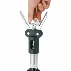 Barzubehör>WMF Hebelkorkenzieher 20cm schwarzsilberfarben