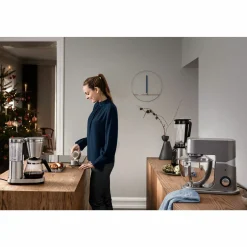 WMF Kaffeemaschine m. Glaskanne silberfarben^ Kaffeemaschinen