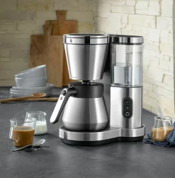 WMF Kaffeemaschine m. Thermoskanne silberfarben^ Kaffeemaschinen
