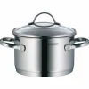 WMF Kochtopf mit Deckel 16cm silberfarben^ Töpfe