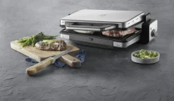 WMF Kontaktgrill 2 in1 silberfarben^ Sonstige Küchengeräte