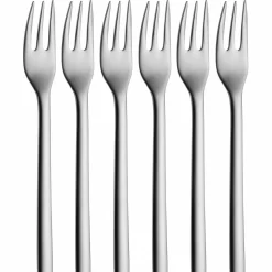 Gabeln>WMF Kuchengabel-Set 6tlg silberfarben