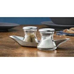 WMF Salz-/ Pfefferstreuer-Set 3tlg silberfarben^ Gewürzmühlen & Streuer
