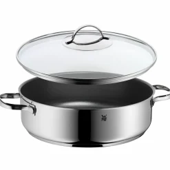 Pfannen>WMF Schmorpfanne m. Deckel 28cm silberfarben