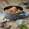 Bräter & Schmortöpfe>WMF Schmortopf mit Glasdeckel 28cm grau