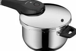 WMF Schnellkochtopf 4,5l silberfarben^ Schnellkochtöpfe