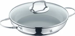 WMF Servierpfanne m. Deckel 26cm silberfarben^ Pfannen