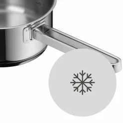 Töpfe>WMF Stielkasserolle 16cm silberfarben