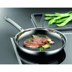 WMF Stielpfanne 28cm schwarzsilberfarben^ Pfannen