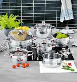 Topfsets>WMF Topfset 6tlg. silberfarben